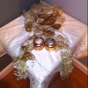 Bronzy White Sashay Scarf